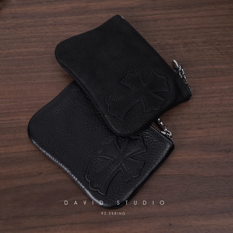 CHROME HEARTS DAGGER ZIP CROSS WALLET