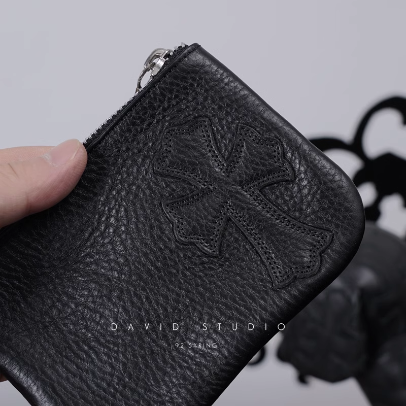 CHROME HEARTS DAGGER ZIP CROSS WALLET