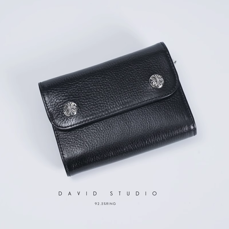 DAGGER ZIP 2 SNAP CROSS BUTTON WALLET