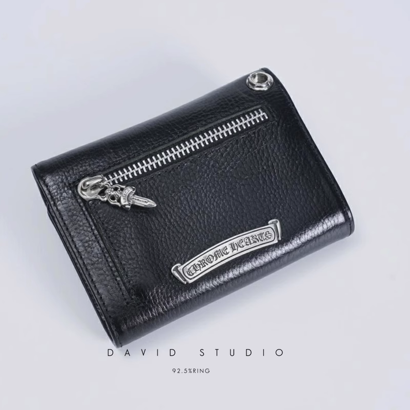 DAGGER ZIP 2 SNAP CROSS BUTTON WALLET