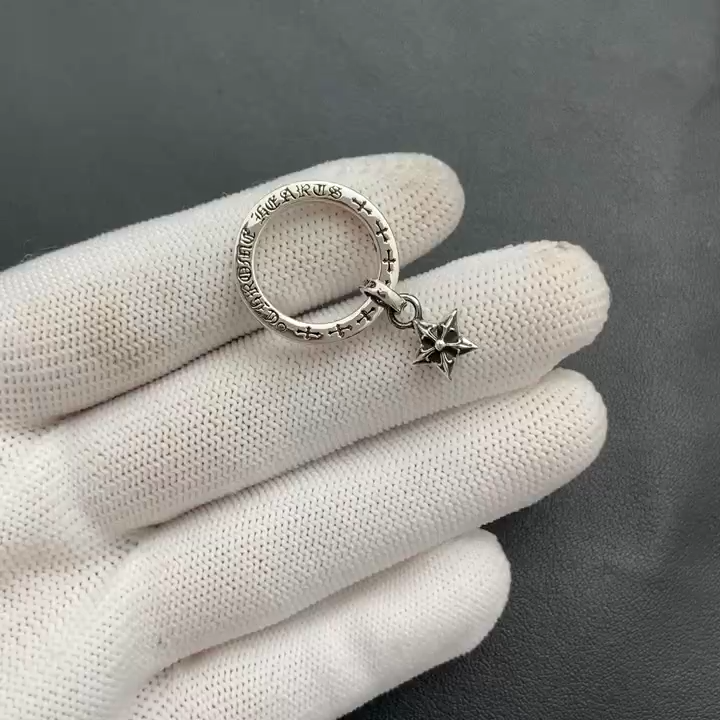 CHROME HEARTS STACK STAR RING