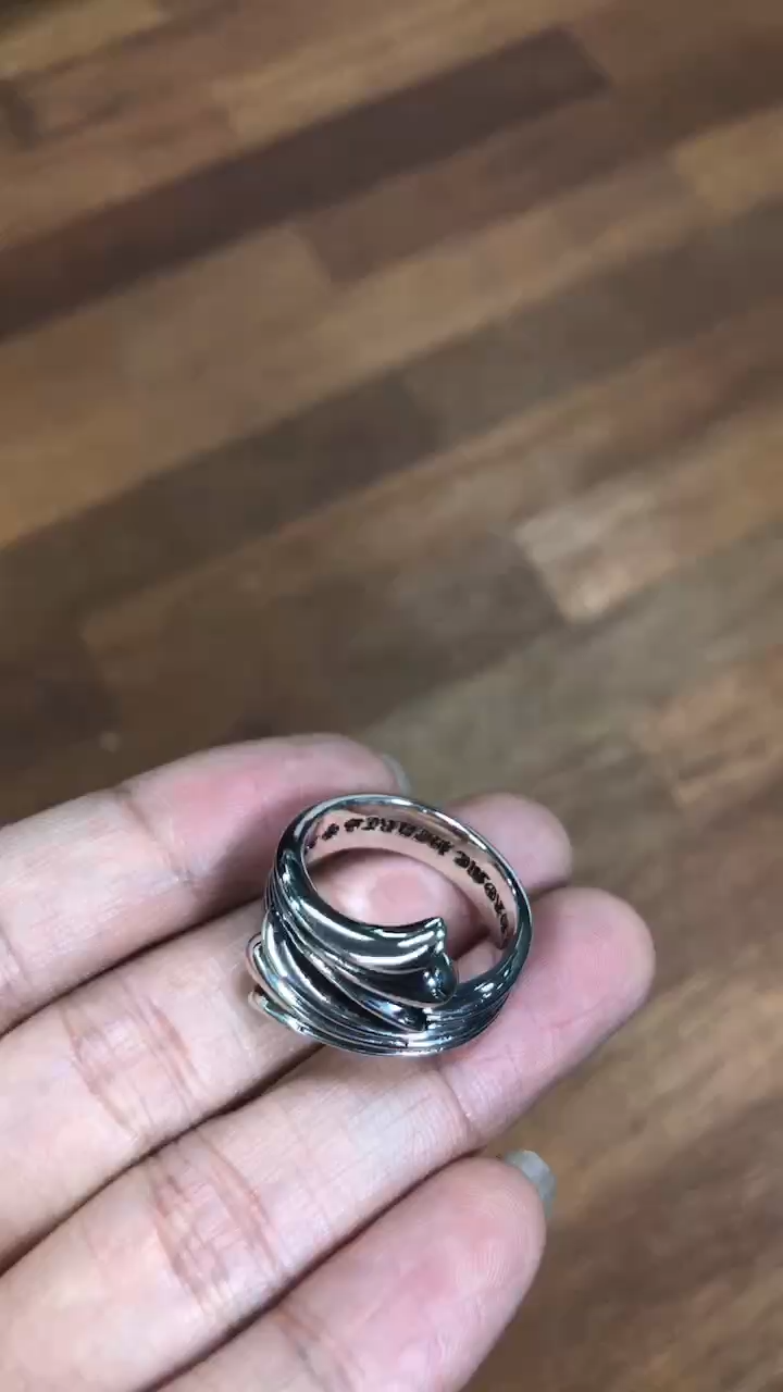 CHROME HEARTS 720 CROSS TAIL RING