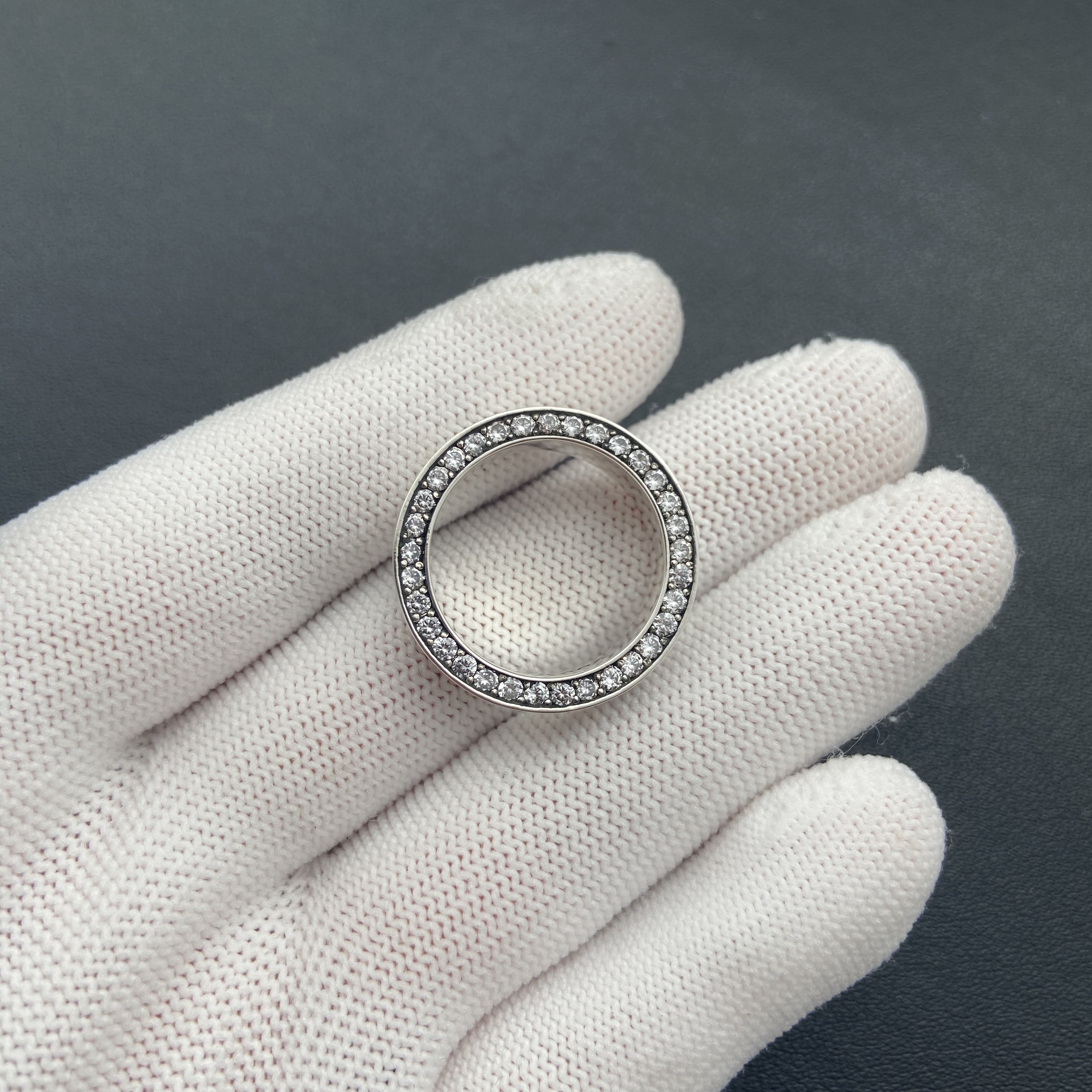 6MM FOREVER RING WITH DIAMONDS– SPACER