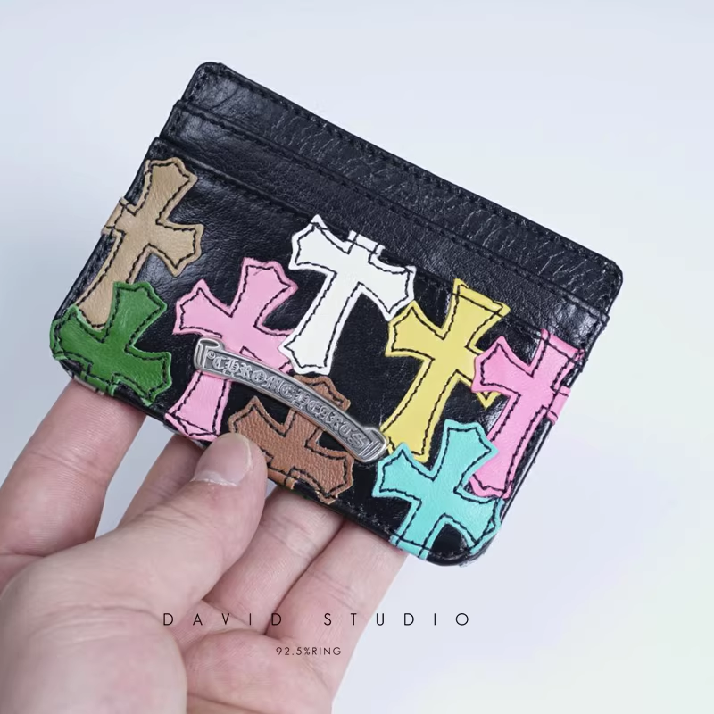 MULTI COLOR CROSS CARD HOLDER