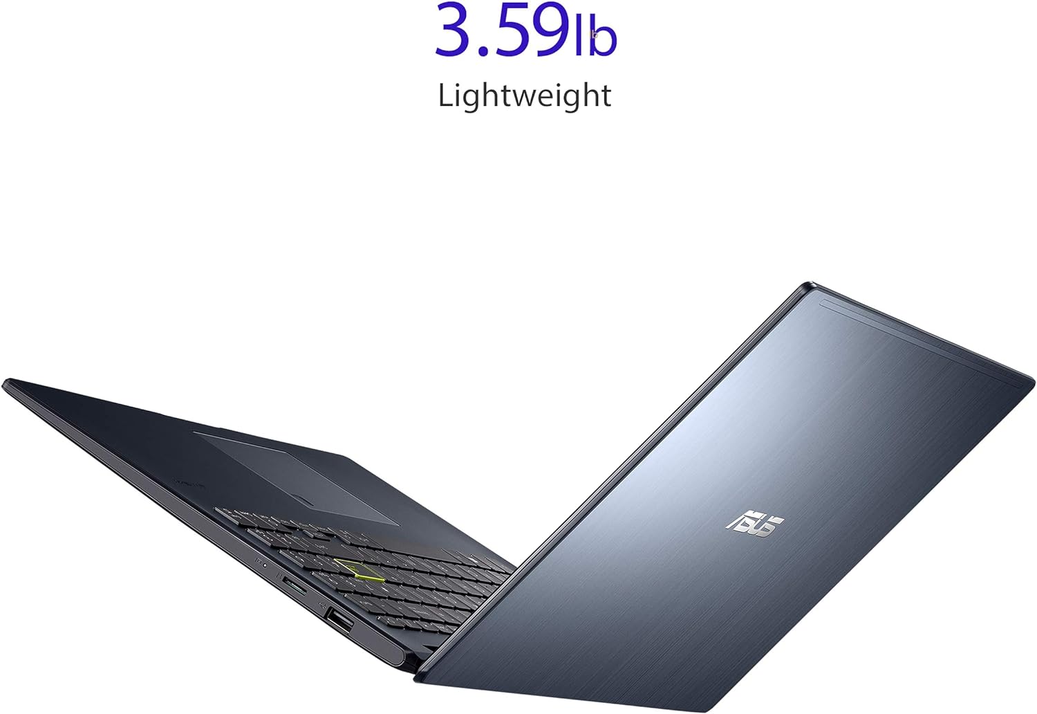 ASUS 15.6” Vivobook Go Laptop, Intel Dual Core N4500, 4GB RAM, 128GB SSD, Windows 11 in S Mode, Star Black, L510KA-ES04