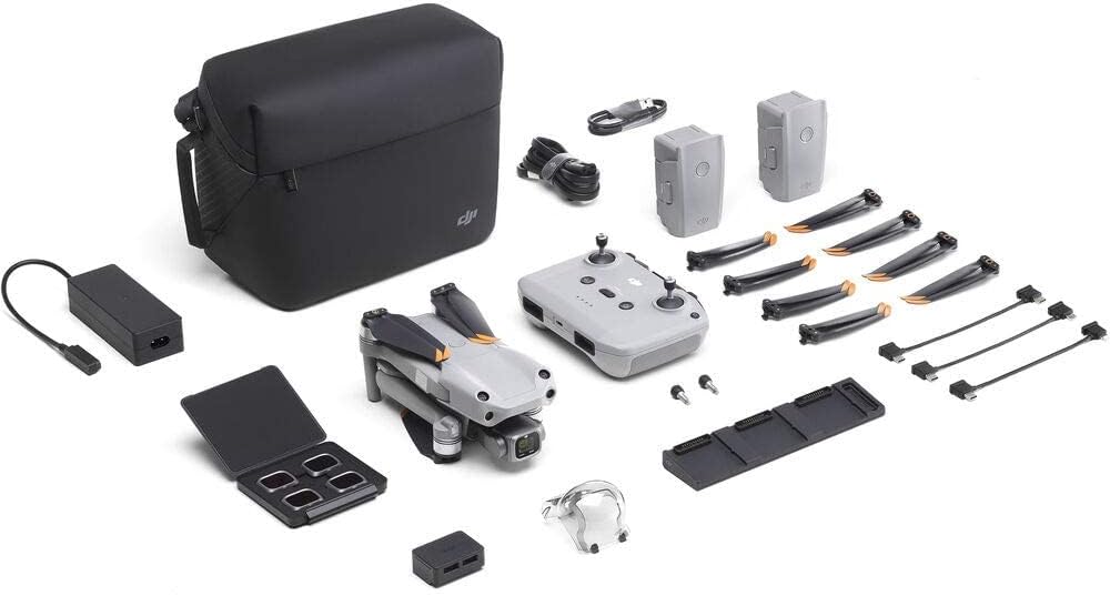 DJI Air 2S, dron con cámara cardán de 3 ejes, video de 5.4K, sensor CMOS de 1 pulgada, 4 direcciones de detección de obstáculos, tiempo de vuelo de 31 minutos, transmisión de video de 7.5 mi,