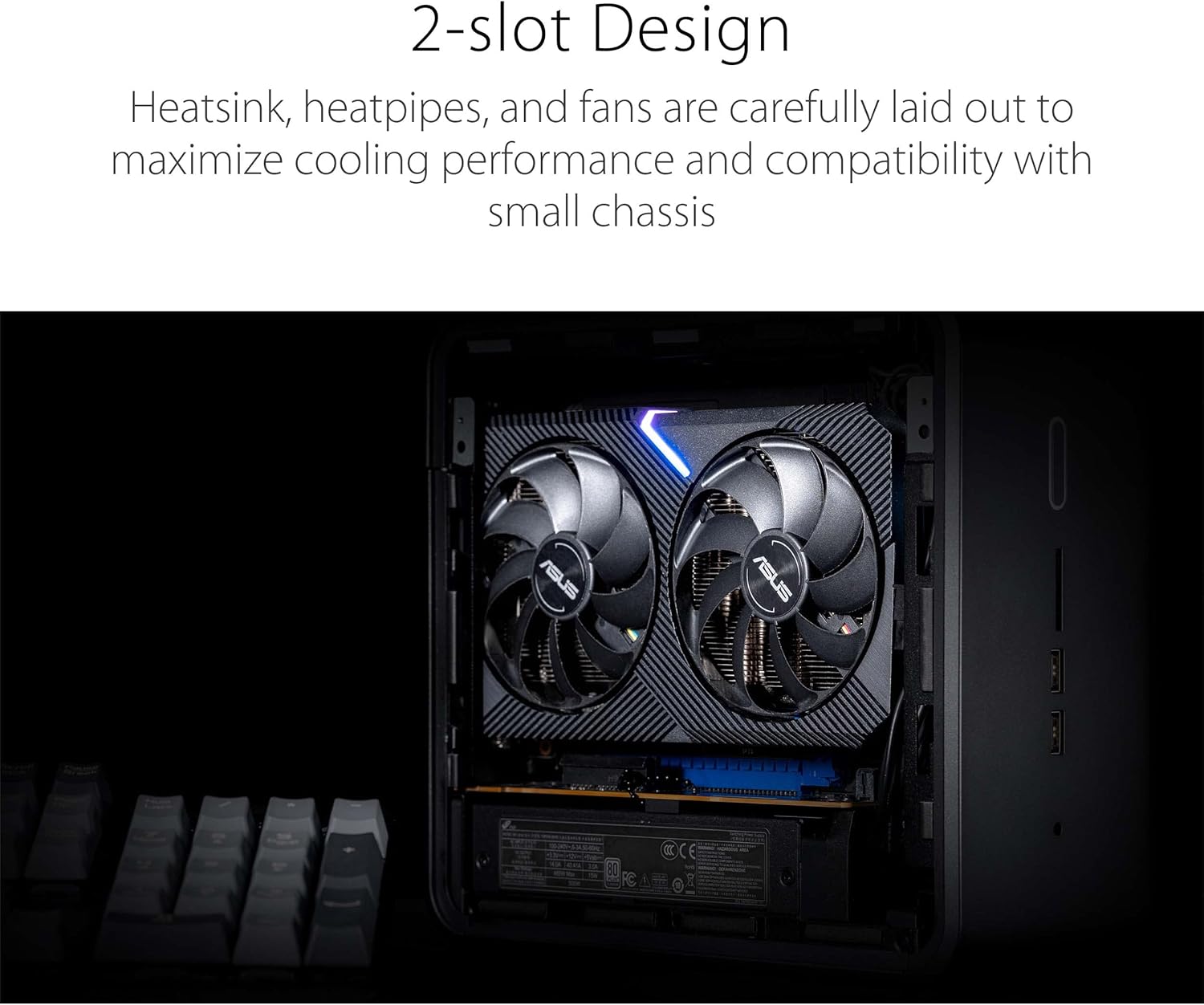 ASUS Dual NVIDIA GeForce RTX 3050 6GB OC Edition Gaming Graphics Card - PCIe 4.0, 6GB GDDR6 Memory, HDMI 2.1, DisplayPort 1.4a, 2-Slot Design, Axial-tech Fan Design, 0dB Technology, Steel Bracket