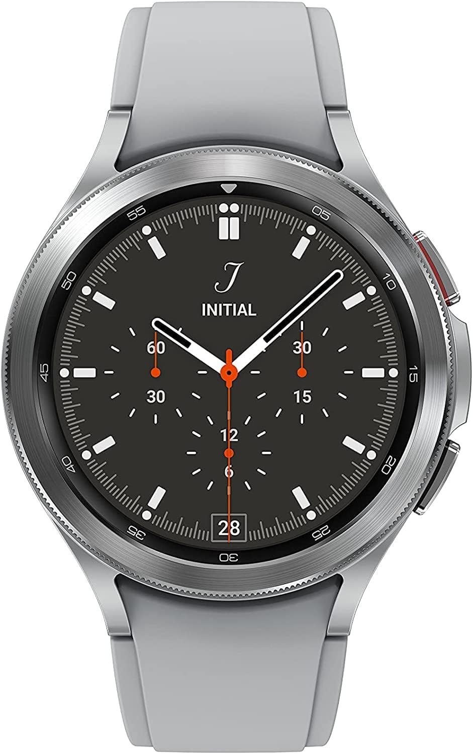 Samsung Electronics Galaxy Watch 4 Classic R890 46mm Smartwatch GPS WiFi (International Model) (Silver)