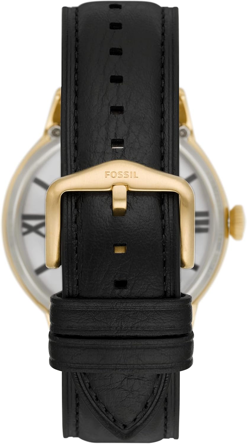 Fossil Townsman Men's Automatic Watch with Mechanical Movement and Skeleton Dial