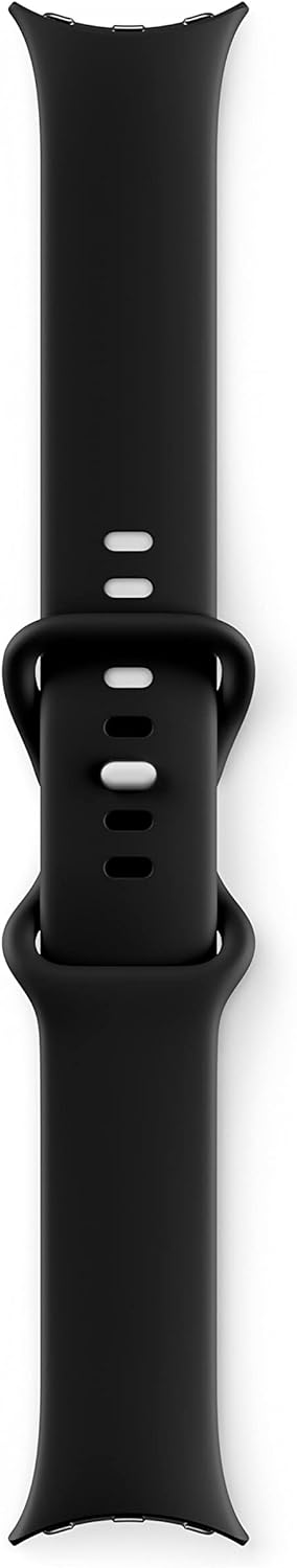 Google Pixel Watch - Android Smartwatch with Fitbit Activity Tracking - Heart Rate Tracking Watch Polished Silver Stainless Steel case with Charcoal Active band - WiFi