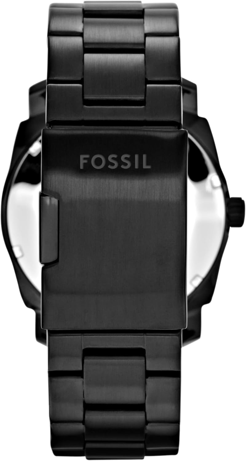 Fossil Machine Men's Watch with Stainless Steel or Leather Band, Chronograph or Analog Watch Display