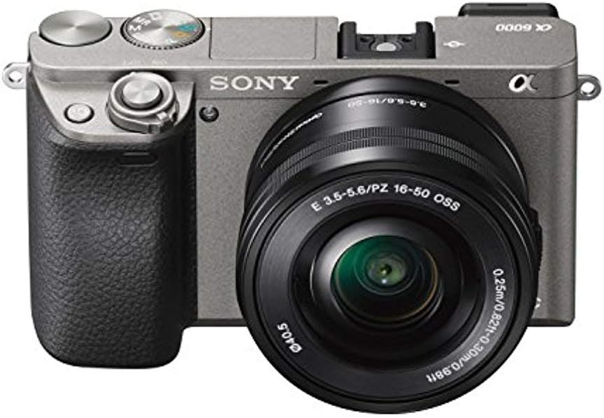 Sony Alpha a6000 Mirrorless Digital Camera with 16-50 mm Lens, 24 MP (White)