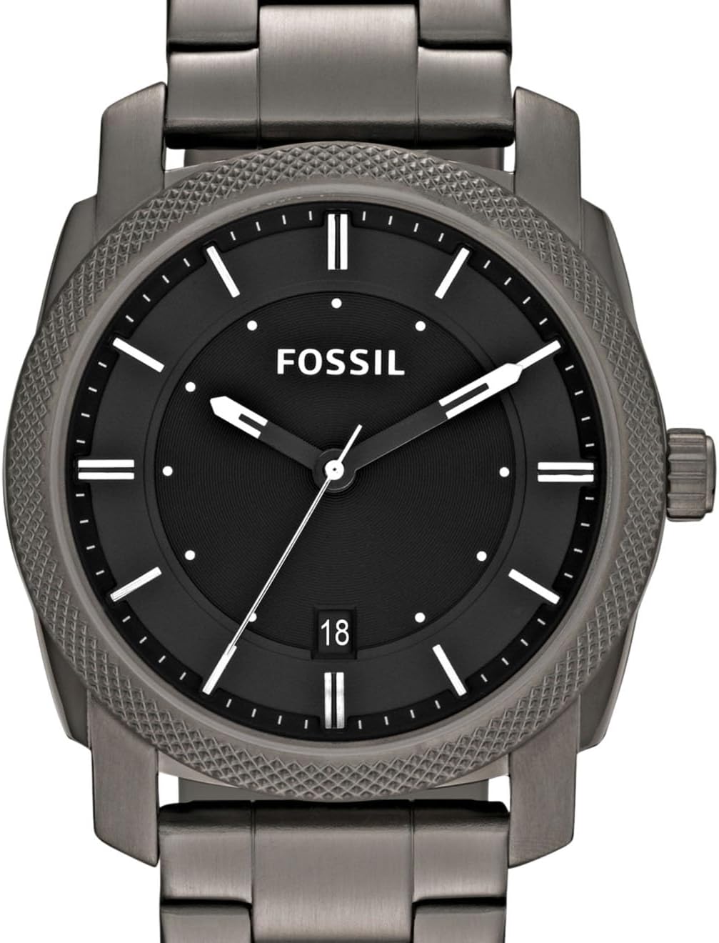 Fossil Machine Men's Watch with Stainless Steel or Leather Band, Chronograph or Analog Watch Display