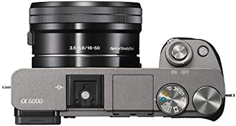 Sony Alpha a6000 Mirrorless Digital Camera with 16-50 mm Lens, 24 MP (White)