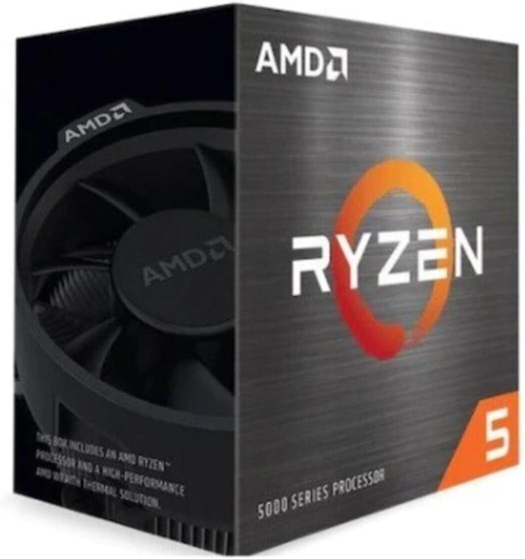 AMD Ryzen 5 5600X 6-core, 12-Thread Unlocked Desktop Processor with Wraith Stealth Cooler
