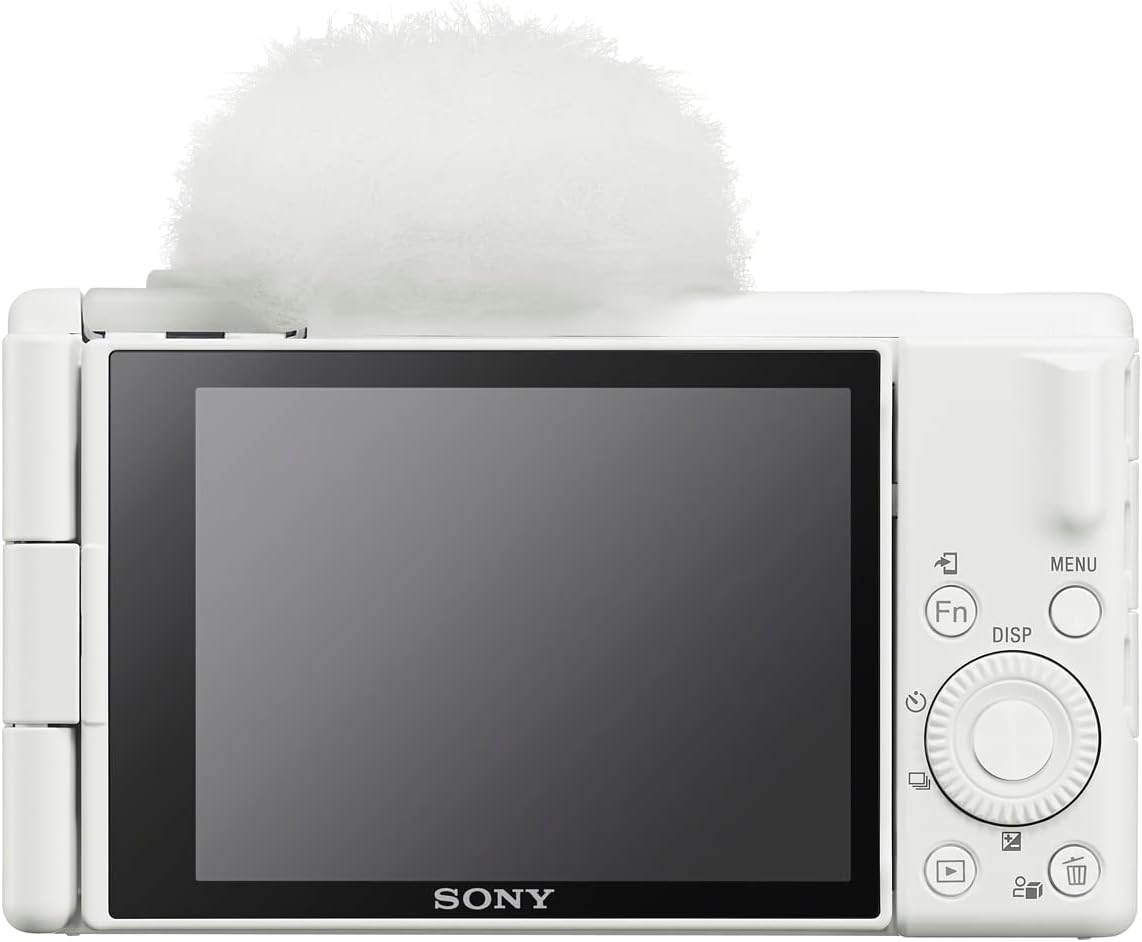 Sony ZV-1 II Vlog Camera for Content Creators and Vloggers - White