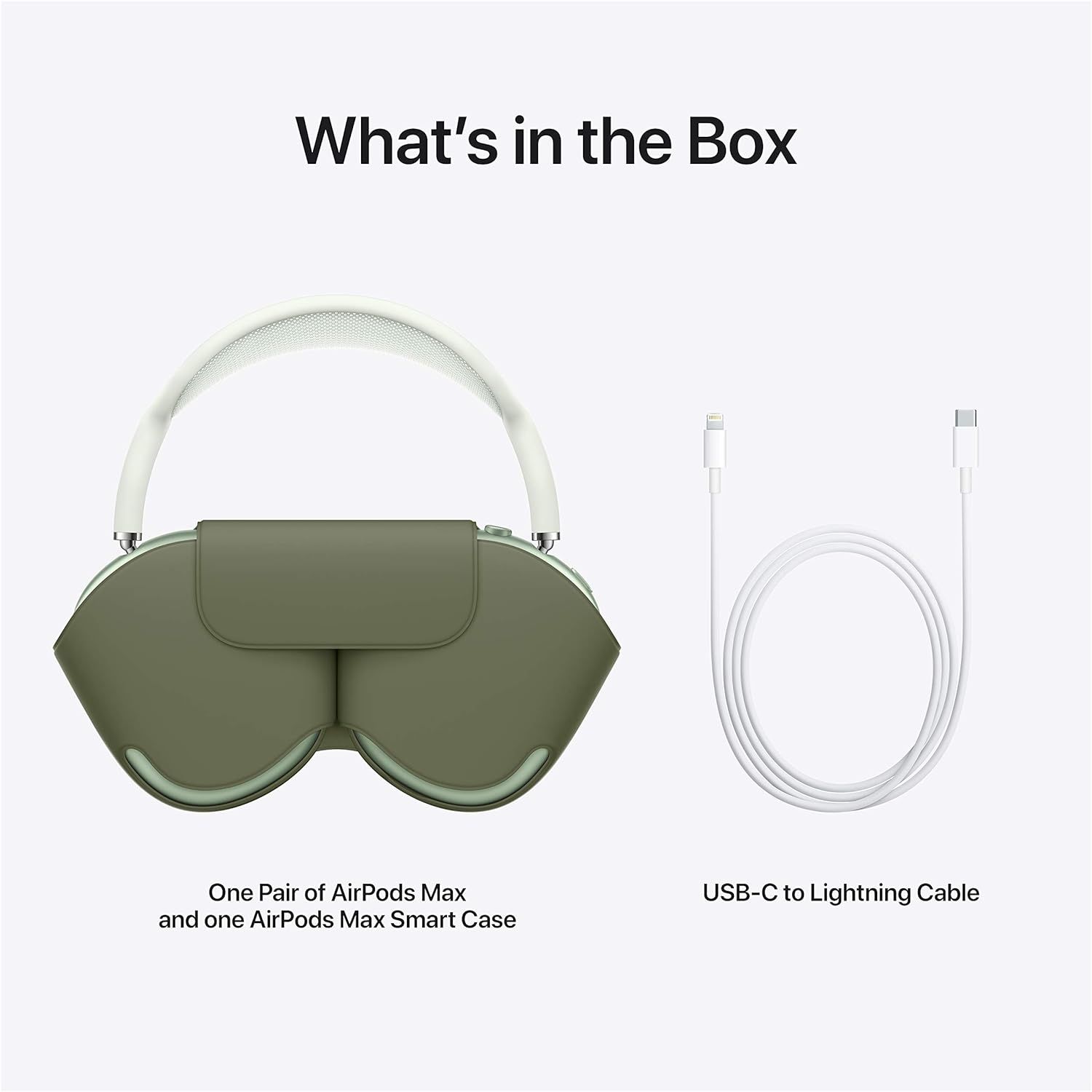 Apple AirPods Max Wireless Over-Ear Headphones, Active Noise Cancelling, Transparency Mode, Personalized Spatial Audio, Dolby Atmos, Bluetooth Headphones for iPhone – Silver