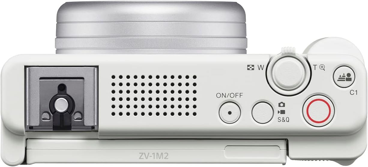 Sony ZV-1 II Vlog Camera for Content Creators and Vloggers - White