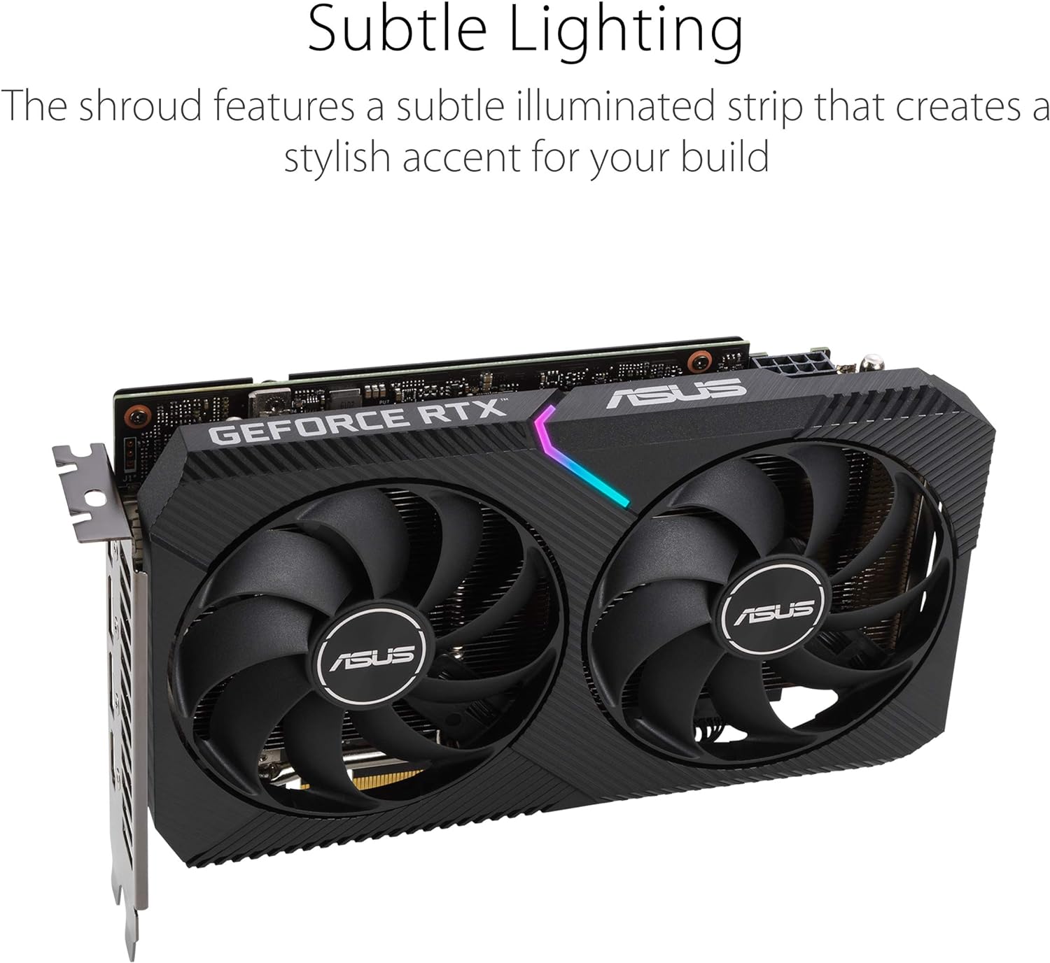 ASUS Dual NVIDIA GeForce RTX 3060 V2 OC Edition 12GB GDDR6 Gaming Graphics Card (PCIe 4.0, 12GB GDDR6 Memory, HDMI 2.1, DisplayPort 1.4a, 2-Slot, Axial-tech Fan Design, 0dB Technology)