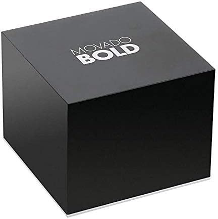 Movado Men's Bold Verso Swiss Quartz Watch with Stainless Steel Strap, Gold Plated, 21.95 (Model: 3600866)