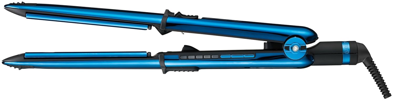 BaBylissPRO Nano Titanium Prima Ionic Hair Straightener, Curl and Straighten Hair With One Professional Tool