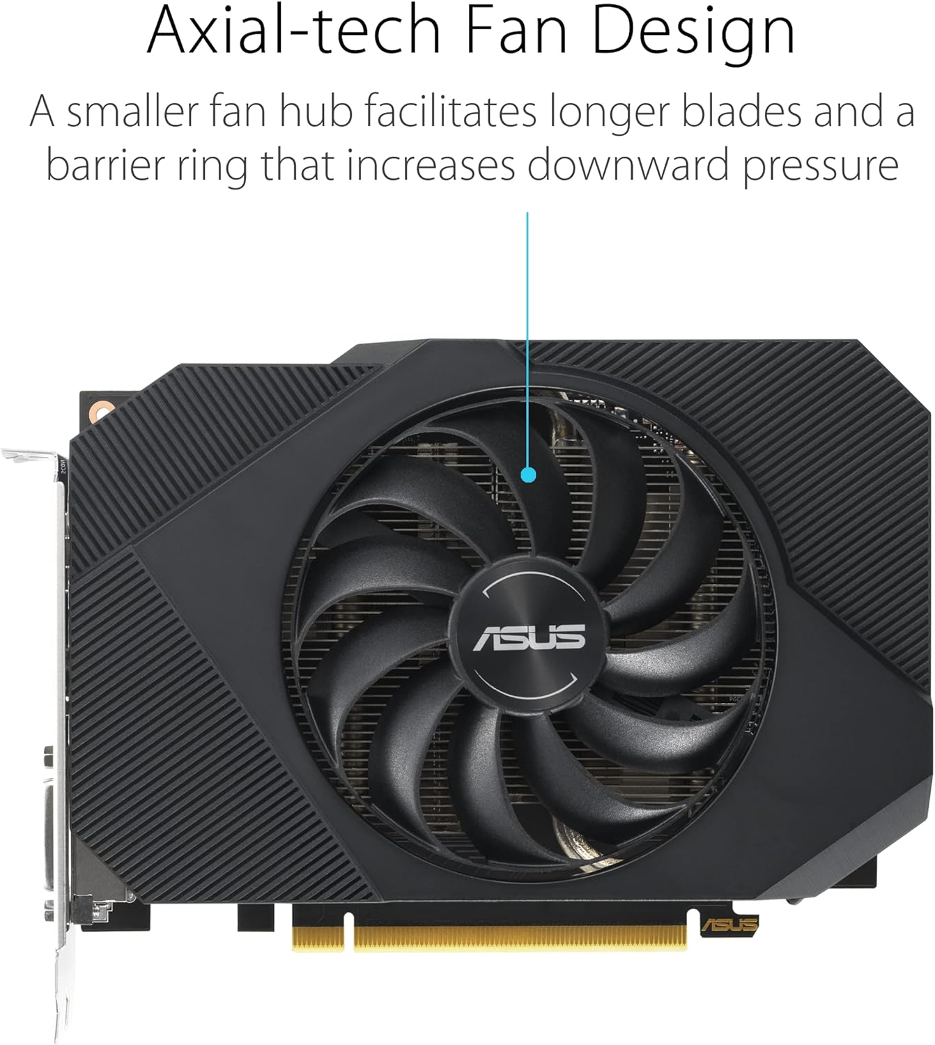 ASUS Dual NVIDIA GeForce RTX 3050 6GB OC Edition Gaming Graphics Card - PCIe 4.0, 6GB GDDR6 Memory, HDMI 2.1, DisplayPort 1.4a, 2-Slot Design, Axial-tech Fan Design, 0dB Technology, Steel Bracket