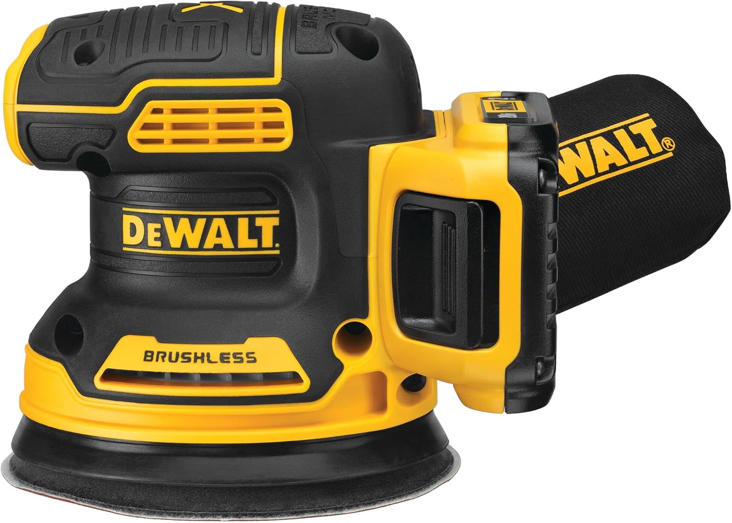 DEWALT 20V MAX Sander, Cordless, 5-Inch, 2.Ah, 8,000-12,000 OPM, Variable Speed Dial, Storage Bag, Battery and Charger Included (DCW210D1)