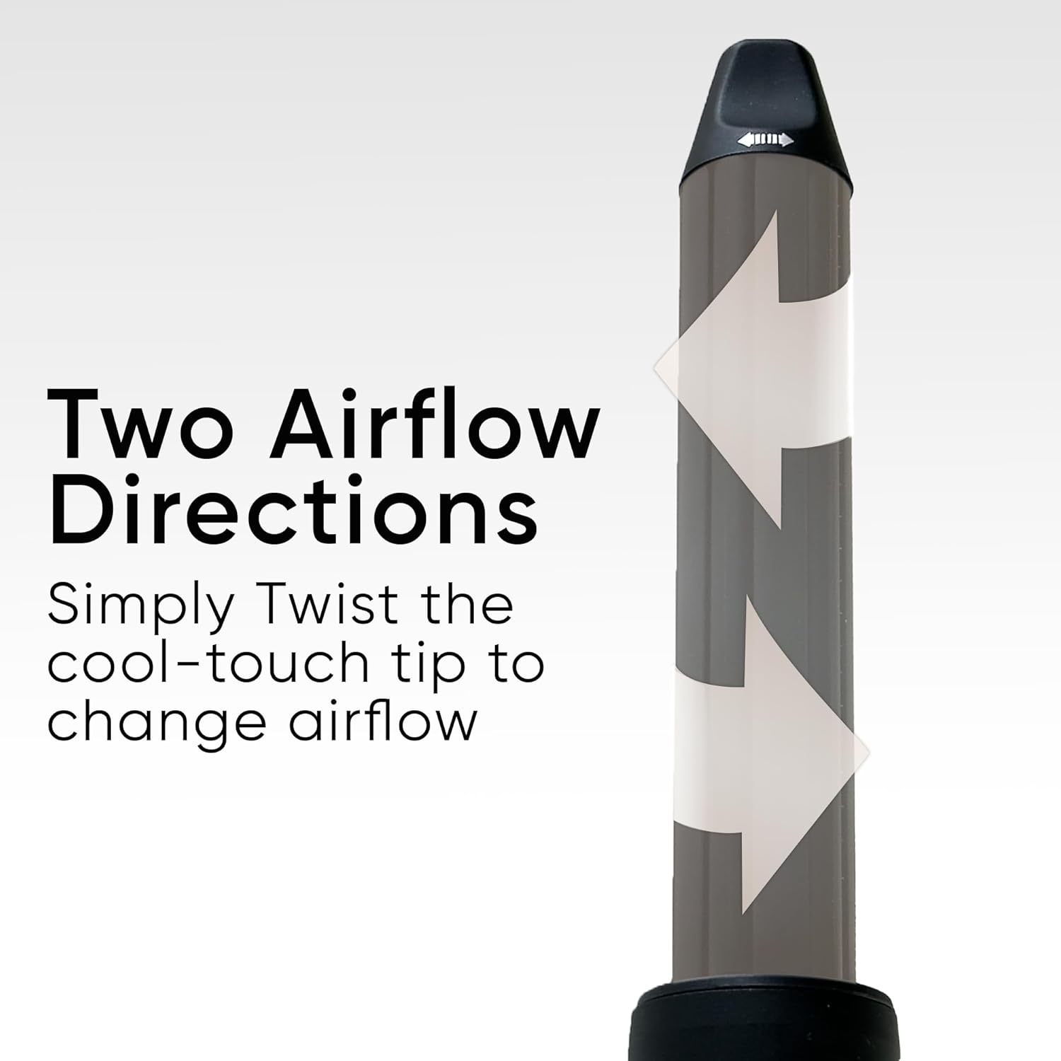 L’Brise Paris Air Wrap Hair Styler, 1.25 Inch, Hair Dryer, Curling Iron, & Hair Straightener in 1 Hair Styling Tool Without Heat Damage, Coanda Titanium Technology, 5 Attachments, Long Thick Barrel