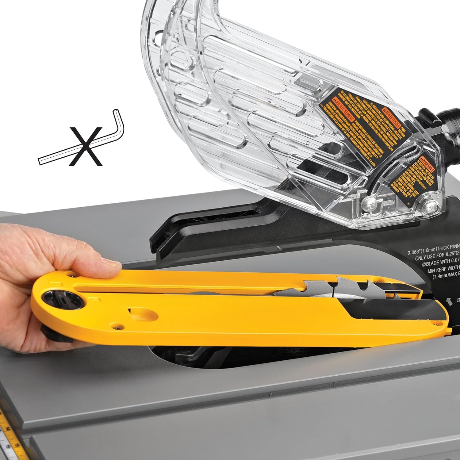 DEWALT Table Saw for Jobsites, 8-1/4 Inch, 15 Amp (DWE7485)