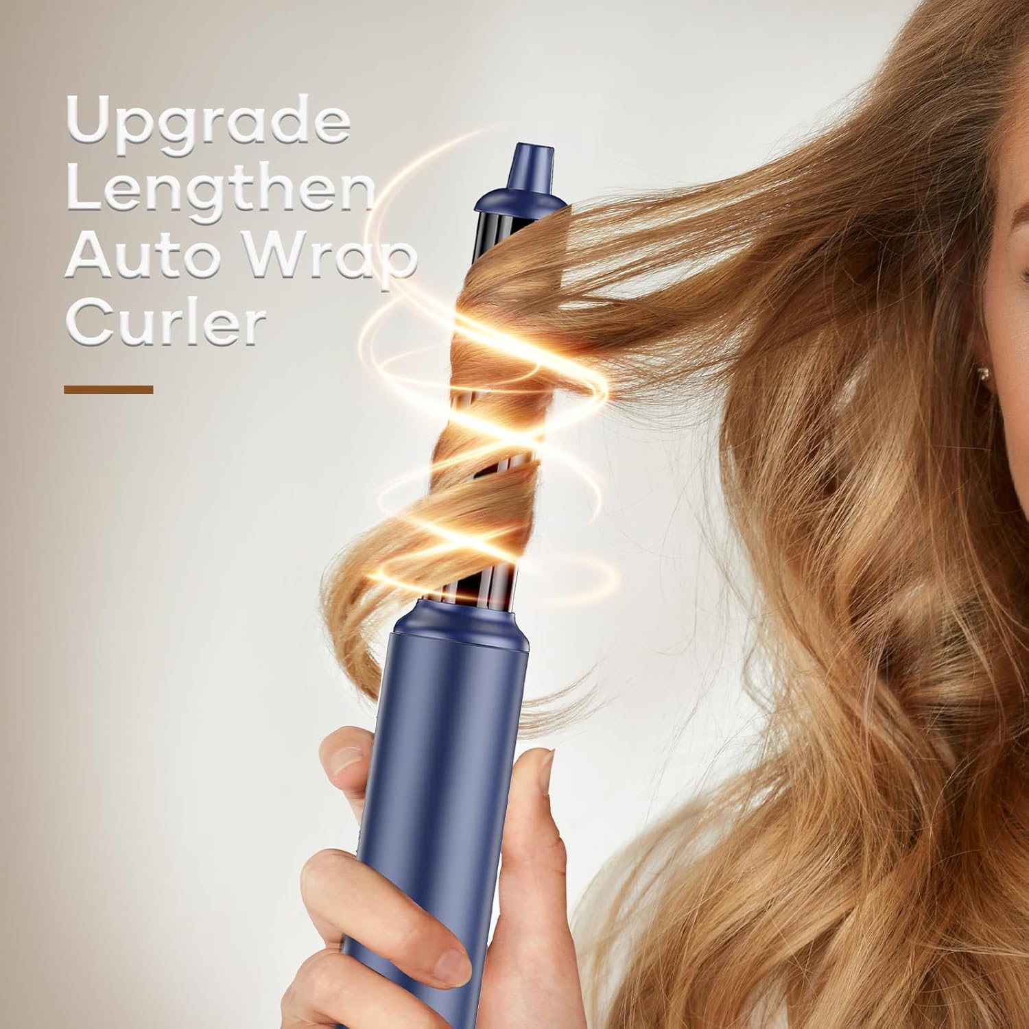 Hair Dryer Brush TECHMERI 6 in 1 Blow Dryer Brush Ions, Detachable Hair Styler Tools, Auto Wrap Curler, Hot Air Brush for Drying, Straightening and Volumizing