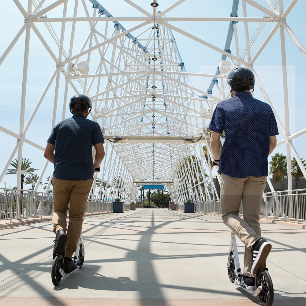 Razor A6 Kick Scooter for Kids Ages 8+ - Extra-Tall Handlebars & Longer Deck, 10 Urethane Wheels, Anti-Rattle Technology, for Riders Up to 220 lbs