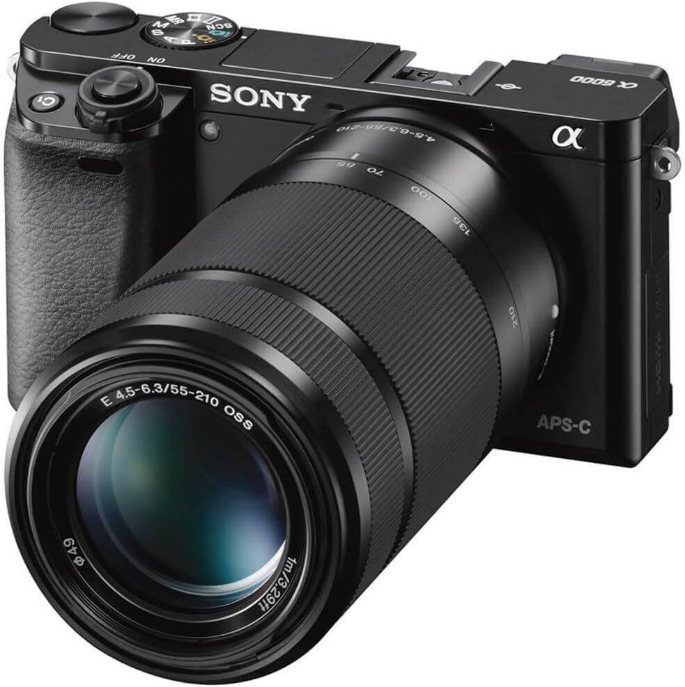 Sony Alpha a6000 Mirrorless Digital Camera with 16-50 mm Lens, 24 MP (White)