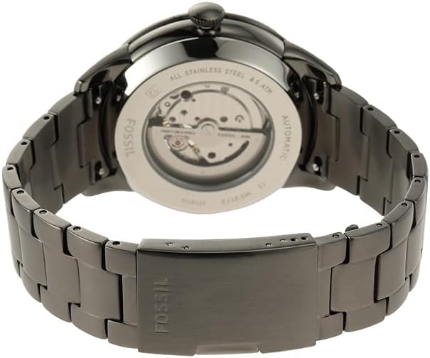 Fossil Townsman Men's Automatic Watch with Mechanical Movement and Skeleton Dial