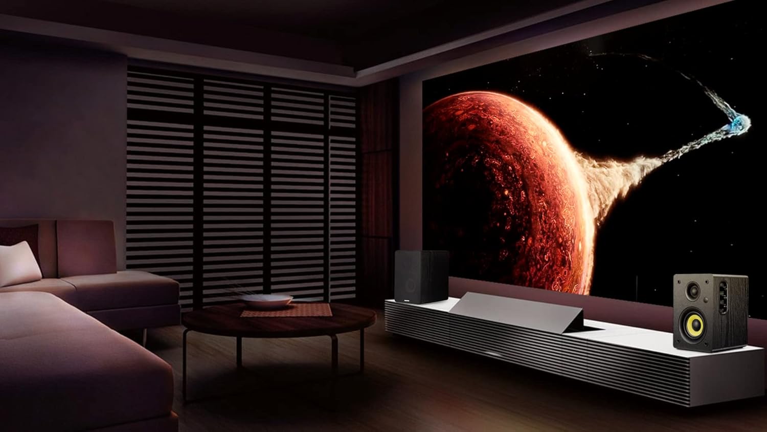 SW208 3 Active Bluetooth 5.0 Bookshelf Speakers – 60W Carbon Fiber Speaker Unit - Built-in 24bit DAC Dynamic 3D Surround Sound 2.0 Computer PC Monitor Gaming (Pair, White)