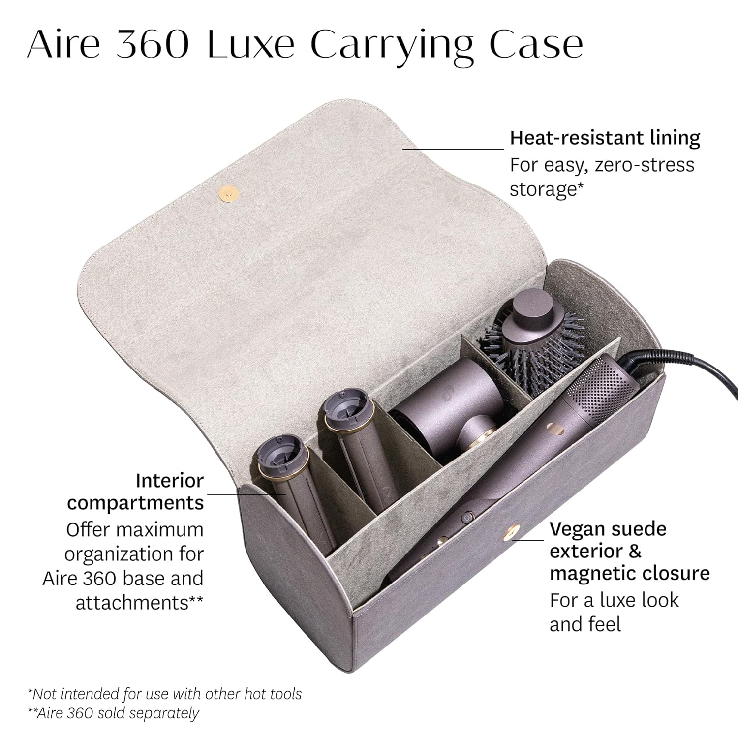 T3 Aire 360 Multi-Styler & Blowout System, Rapid Drying Hair Dryer, Ceramic Curling Attachments, Oval Brush & Drying Concentrator | Blowouts & Long-Lasting Curls