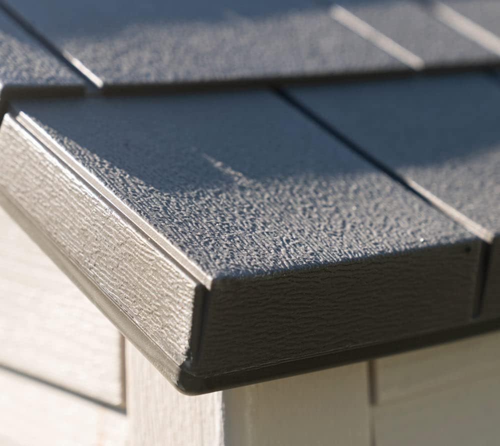 Lifetime 6446 Outdoor Storage Shed, 8 x 15 Foot, Desert Sand