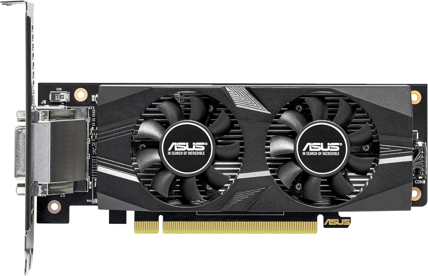 ASUS Dual NVIDIA GeForce RTX 3050 6GB OC Edition Gaming Graphics Card - PCIe 4.0, 6GB GDDR6 Memory, HDMI 2.1, DisplayPort 1.4a, 2-Slot Design, Axial-tech Fan Design, 0dB Technology, Steel Bracket