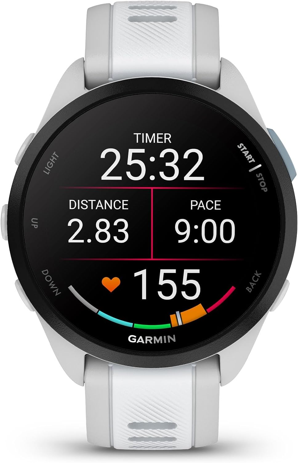 Garmin Forerunner 165, Running Smartwatch, Colorful AMOLED Display, Training Metrics and Recovery Insights, Black