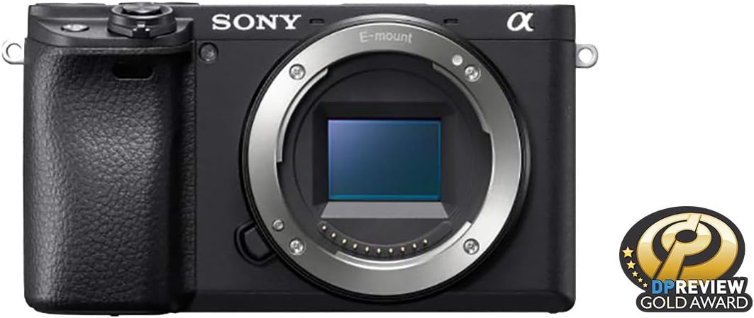 Sony Alpha a6400 Mirrorless Camera: Compact APS-C Interchangeable Lens Digital Camera with Real-Time Eye Auto Focus, 4K Video, Flip Screen & 16-50mm Lens - E Mount Compatible - ILCE-6400L/B, Black