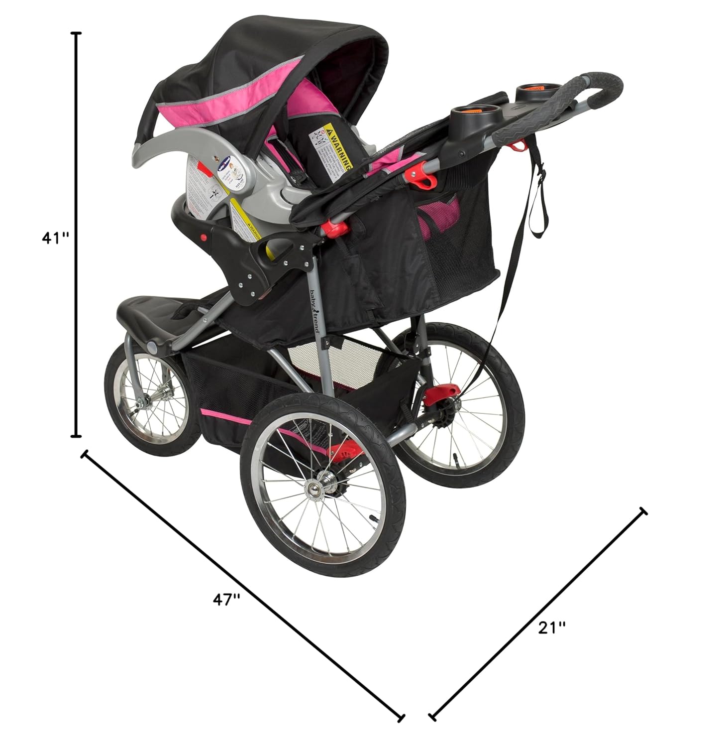 Baby Trend Range Jogger Stroller, Millennium