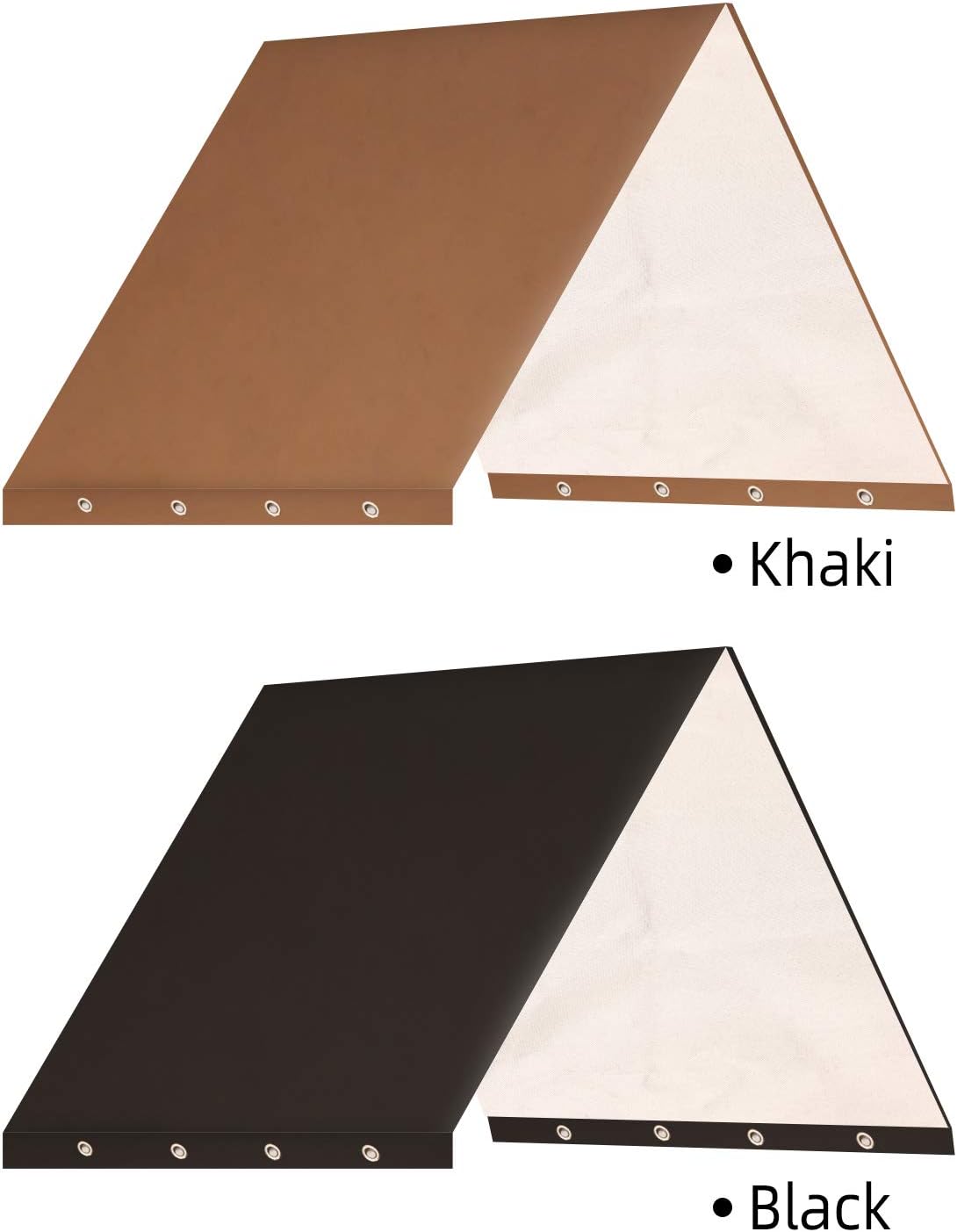 Heavy Duty Swing Set Canopy,Kids Playground Roof Canopy Cover,Wooden Swing Sets Cover For Backyard,Outdoor Replacement Sunshade Cover Black 52“ x 90” Inch,Playest Canopy Replacement 52“ x 90” Inch