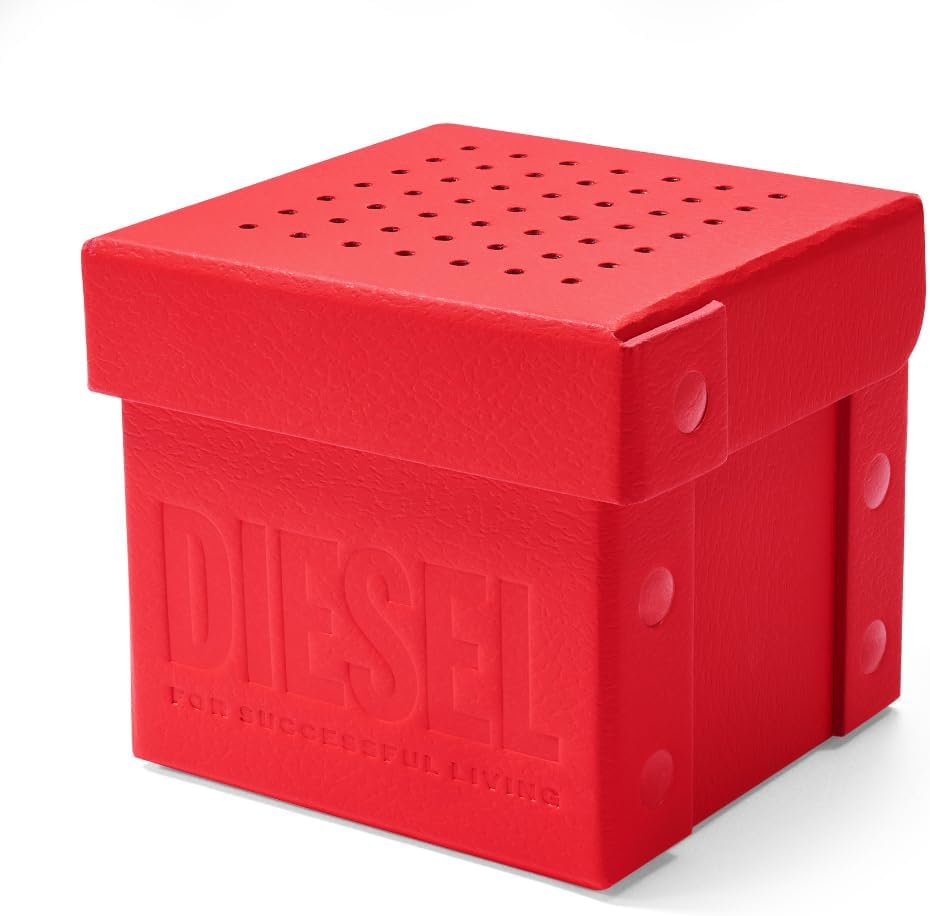 Diesel Mr. Daddy 2.0 Stainless Steel Chronograph Men's Watch, Color: Black Iridescent (Model: DZ7395)