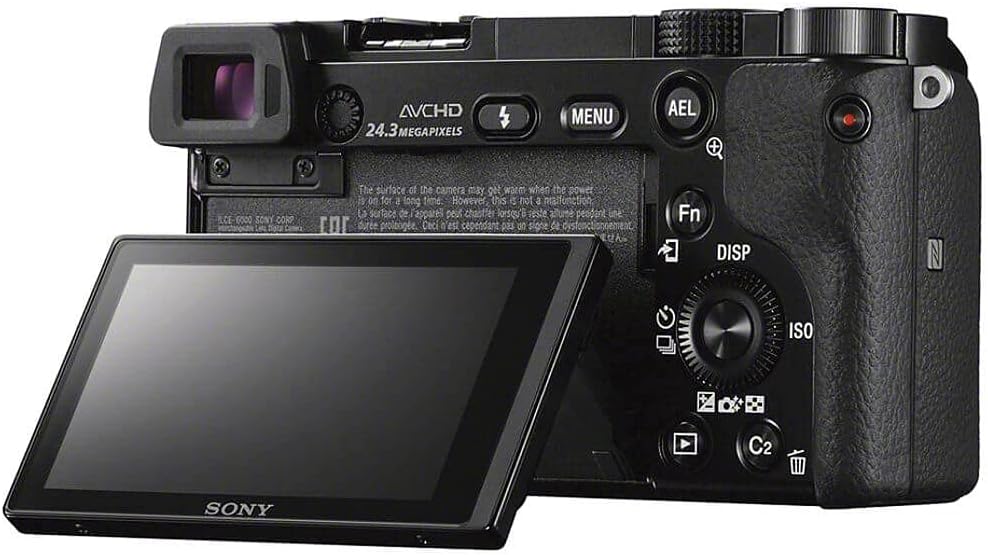 Sony Alpha a6000 Mirrorless Digital Camera with 16-50 mm Lens, 24 MP (White)