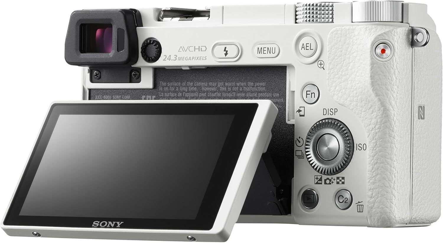 Sony Alpha a6000 Mirrorless Digital Camera with 16-50 mm Lens, 24 MP (White)