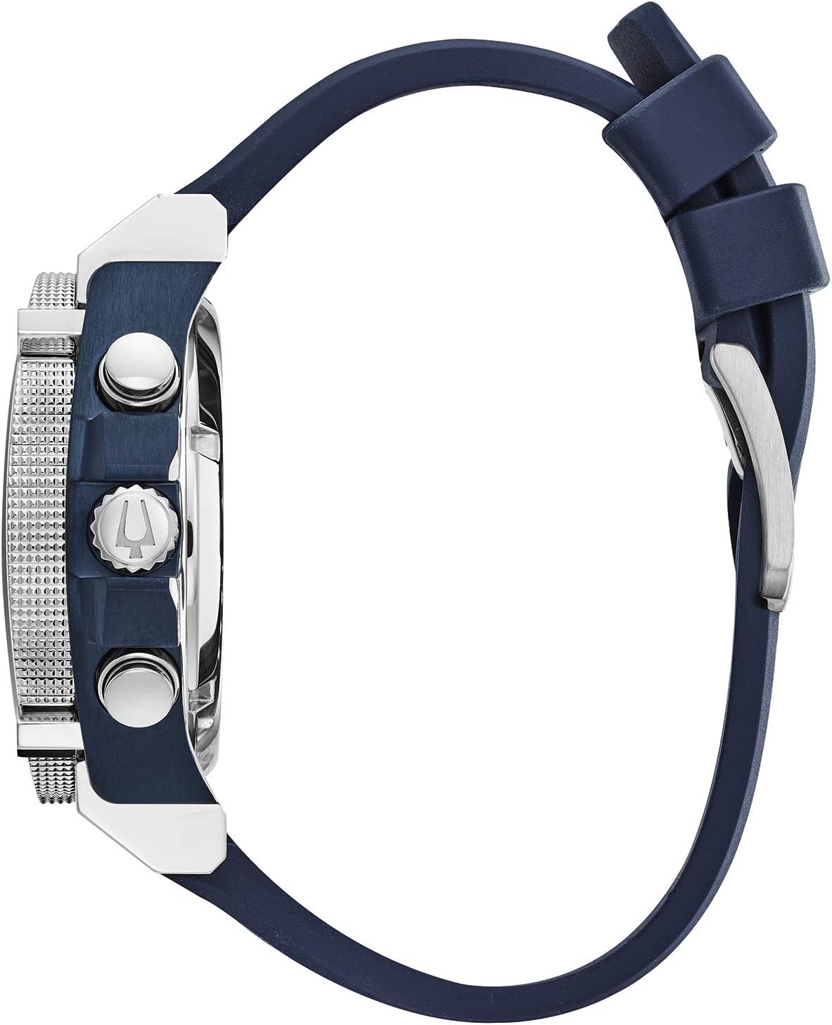 Bulova Men's Icon High Precision Quartz Chronograph Watch, Curved Mineral Crystal