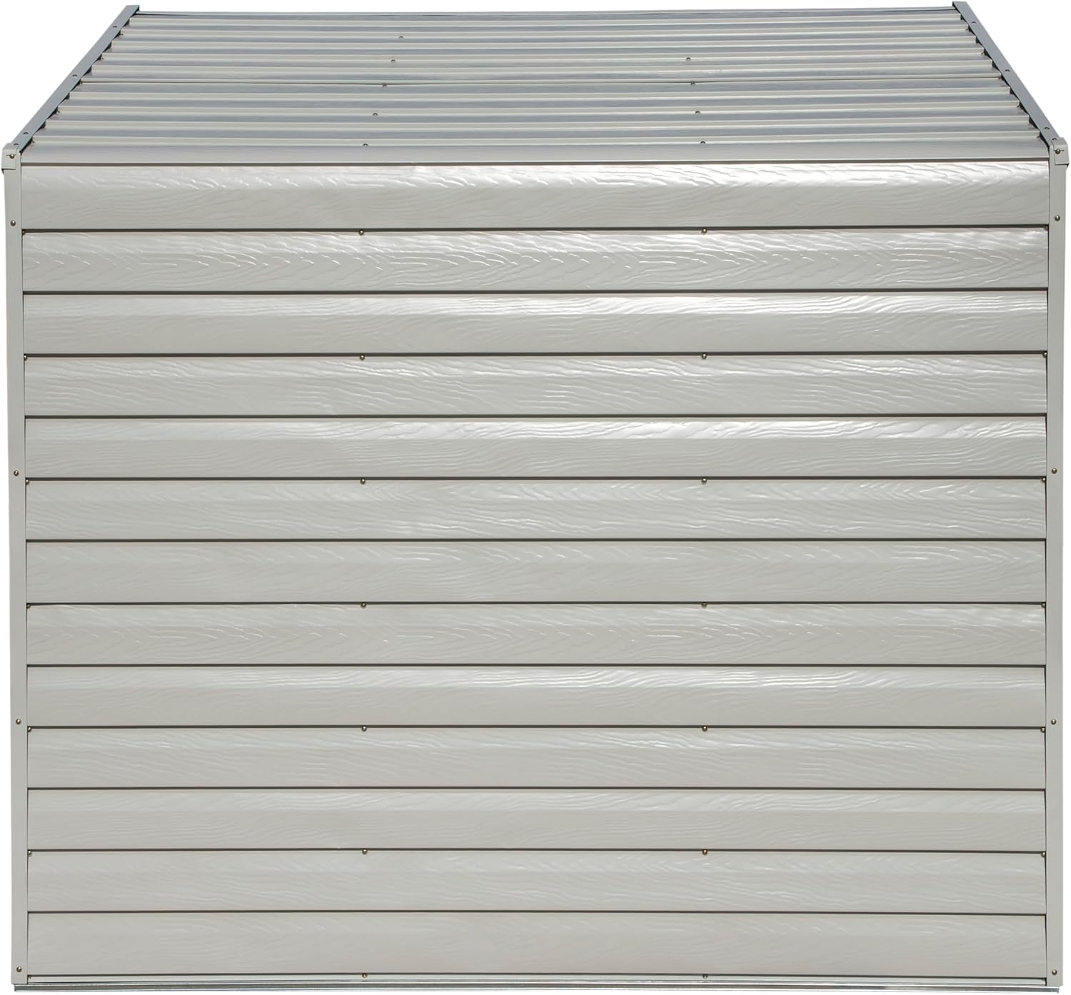 Arrow Yardsaver Compact Galvanized Steel Storage Shed with Pent Roof, 4' x 10'