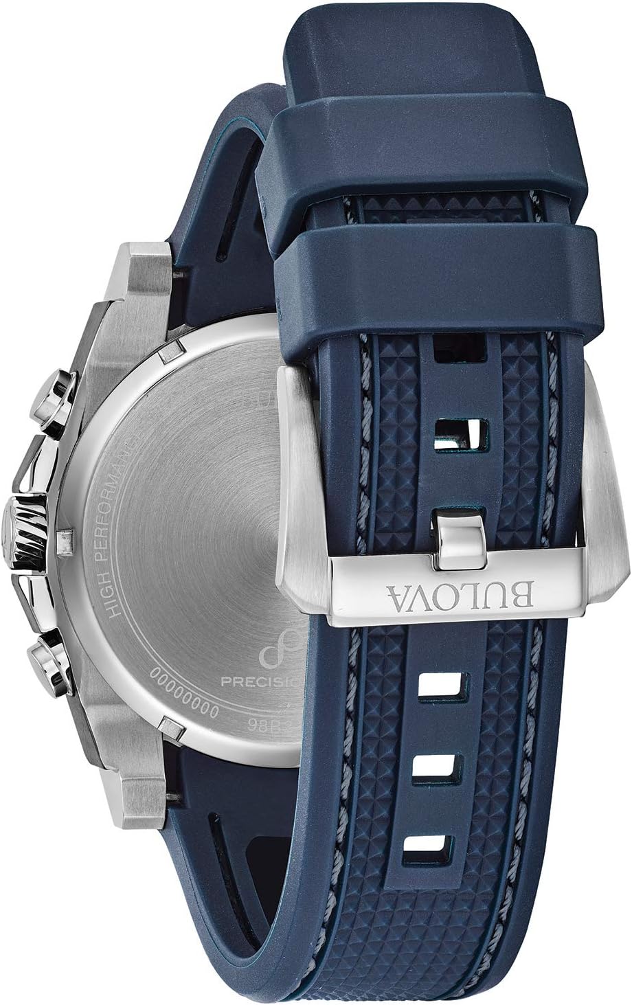 Bulova Men's Icon High Precision Quartz Chronograph Watch, Curved Mineral Crystal