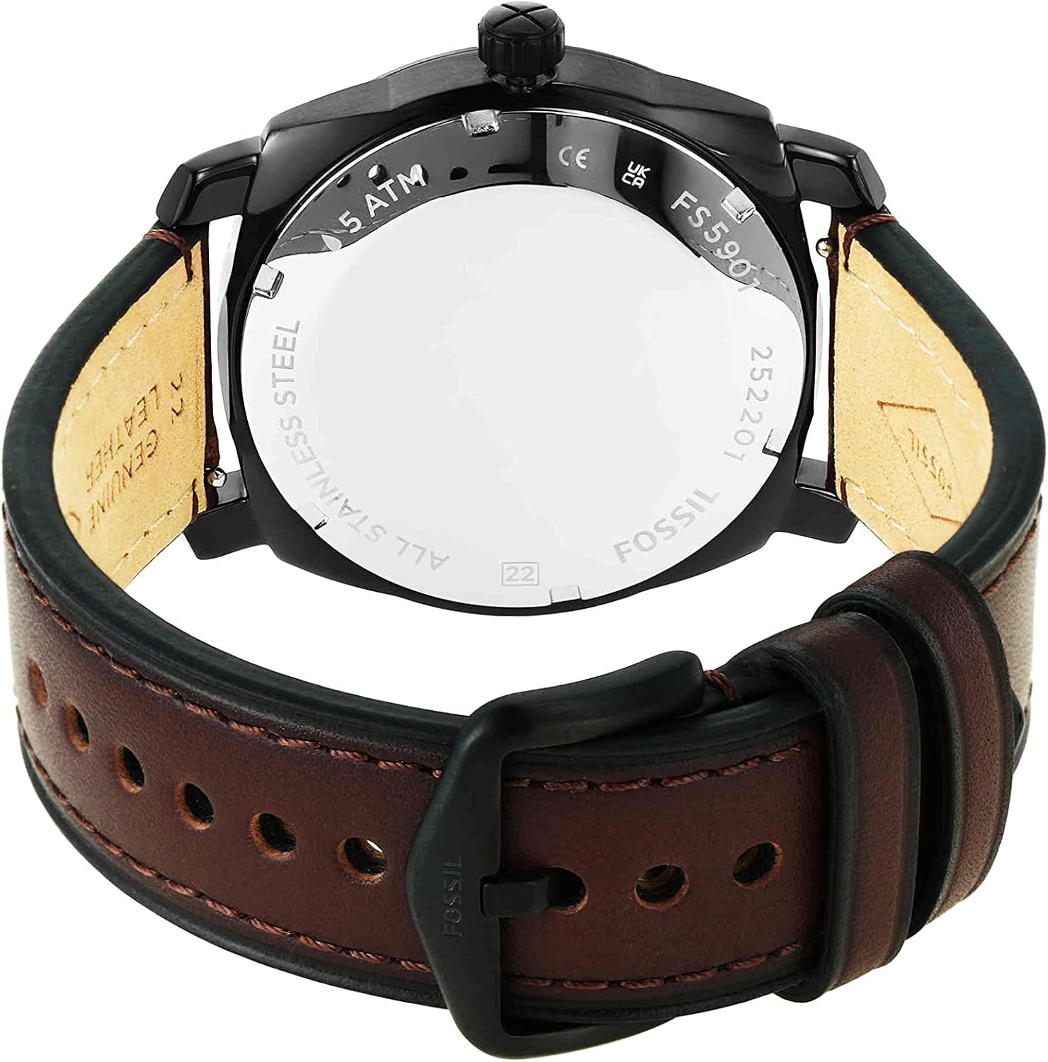 Fossil Machine Men's Watch with Stainless Steel or Leather Band, Chronograph or Analog Watch Display