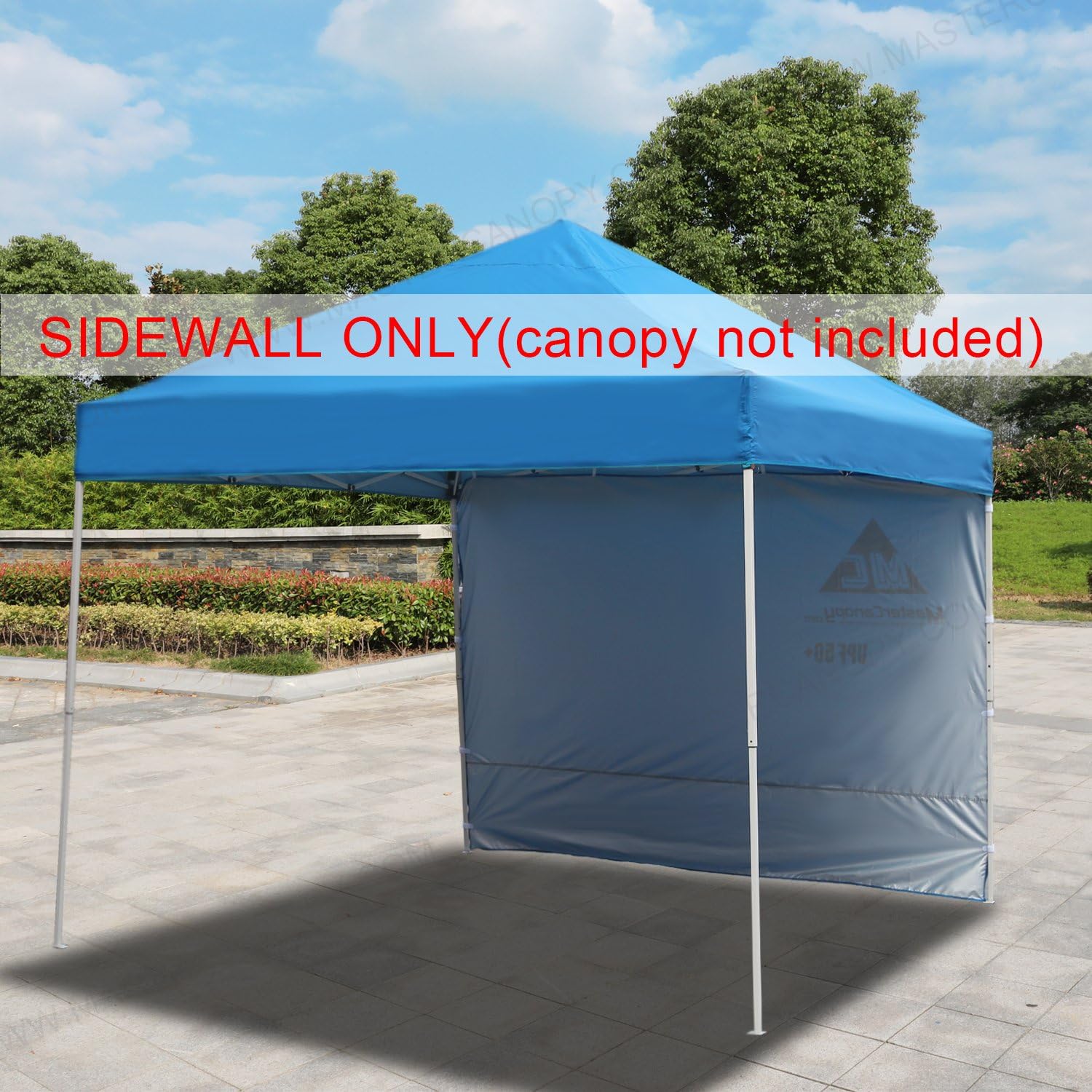 MASTERCANOPY Pop-up Canopy Sidewall Kit, 3 Sidewalls & 1 Doorwall Only Excluding top and Frame (10x10,Black)