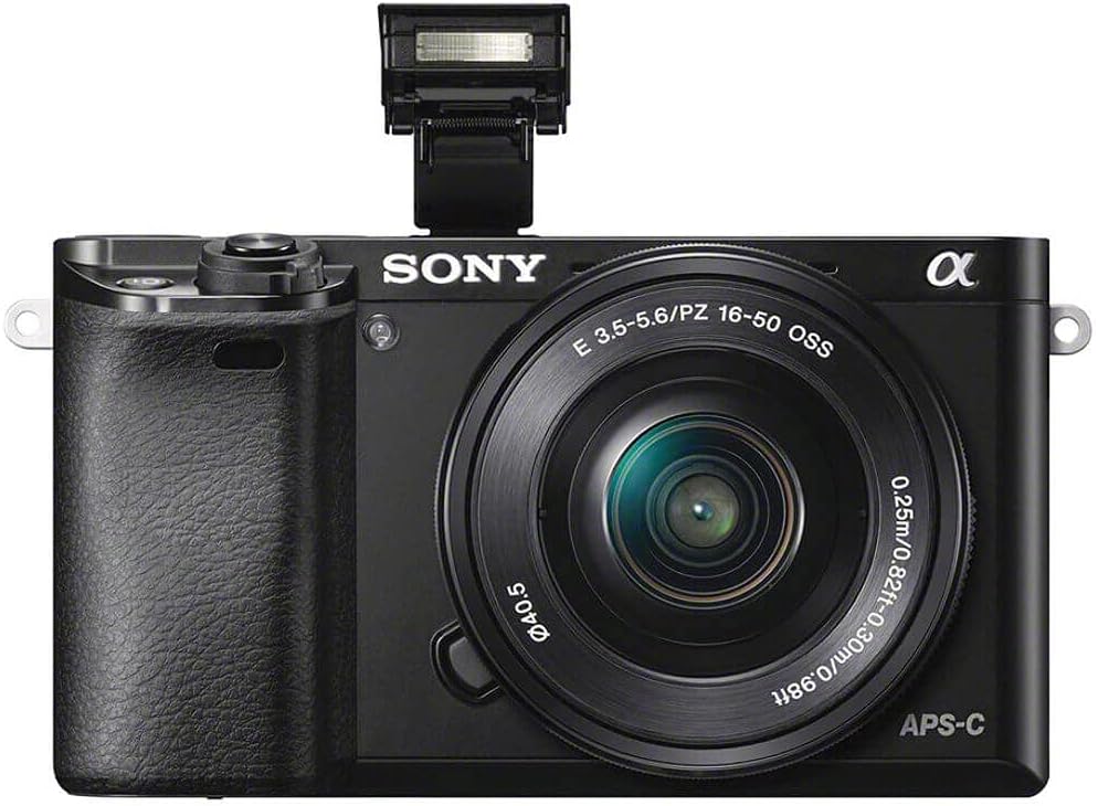 Sony Alpha a6000 Mirrorless Digital Camera with 16-50 mm Lens, 24 MP (White)